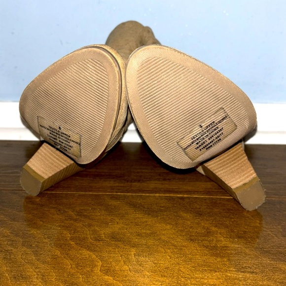 Tan Boots/Booties By Universal Thread - Picture 6 of 8